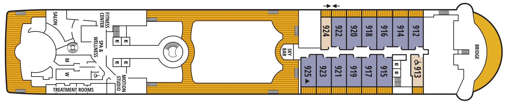 Deck 9 plan